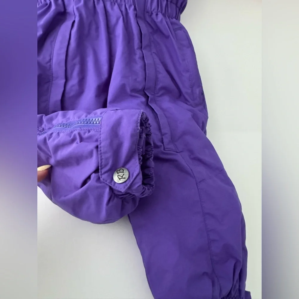 Vintage The Rugged Bear Pink/Purple One Piece Snow Suit Size 2T